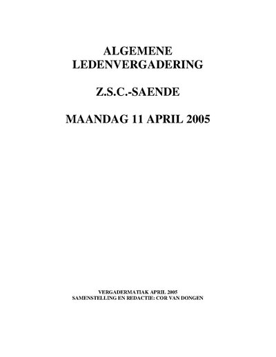 Vergadermatiak 2005